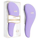 Detangling Brush for all types hair, Detangle Hair Brush for Curly Hair, Straight, Dry & Wet Hair - Detangling Hair Brush for Kids, Women, & Toddlers (Lpurple)