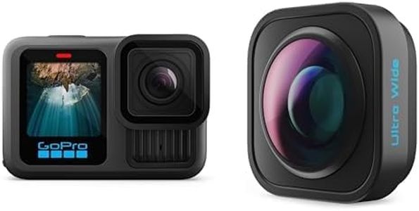 GoPro H13 + Ultra-Wide Lens Mod: Action Camera, 5.3K Video, 5376x3024 Pixels
