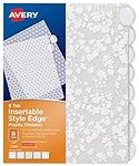 Avery Insertable Style Edge Plastic