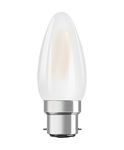 OSRAM LED Superstar Classic B / LED-lamp in candle shape with B22d-base / dimmable / replacement for 40 Watt / Matt / warm white - 2700 Kelvin / 1 pack