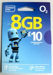 O2 Big Bundle 10 tariff SIM Card, BB10 Model, LTE Technology