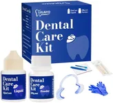 Tooth Repair Kit,Zinc Oxide Eugenol - Dental Cement,Cavity Filler for Teeth,for Crowns & Bridges Filling,Dental Glue,Provide Video tutorials 2pcs