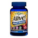 Alive! Men's Energy Soft Jell Multivitamins | 60 Chewable Gummies | Complete Multi-Vitamins Specially Formulated for Men | Get More Out of Life