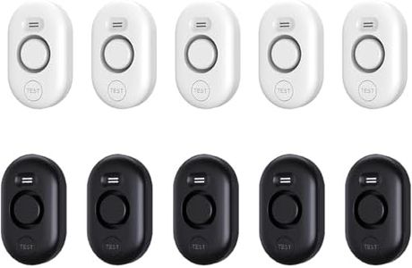 10 Pack WD60 Water Leak Detectors for Home, 100dB Water Sensor Alarm for Basement, Flood Leakage Detection Devices for Pipe/Drain/Sink/Faucet Drip,Floor Flood in Bathroom/Kitchen/Toilet/Laundry Room