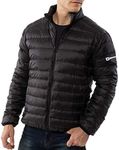 Alpine Swiss Niko Mens Down Alternative Jacket Puffer Coat Packable Warm Insulation & Lightweight BLK 2XL