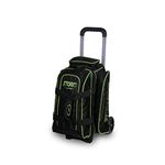 Storm 2 Ball Rolling Thunder Checkered Bowling Bag - Black/Lime