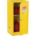 Sandusky Lee Compact Flammable Safety Cabinet - 23in.w X 18in.d X 35in.h, Model Sc12f