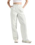 Calvin Klein Women's Regular Pant (J20J223116CGA_White_XXL)