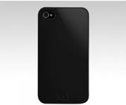 ICU Jet Mobile Phone Case Hard Silicone for iPhone 4 Transparent Black