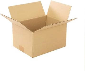 Pack de 25 boîtes en carton renforcé avec dimensions 25x20x15 cm et simple cannelure - Fabriquées en l´UE avec du carton recyclé, résistantes aux envois, au stockage et aux déménagements