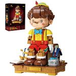 JMBricklayer Puppet Toy Building Set 70002, Lighting Marionette Toy Ornament Decorative Piece, Parent-Child Interactive Fun Toy for Theater Show, Christmas Birthday Gifts for Kid 8-14 Boys Girls Adult