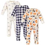 Hudson Baby Baby Cotton Sleep and Play, Forest, 0-3 Months