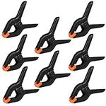 12 Pack Plastic Spring Clamps, 3.5i