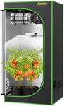 ipow 2x2 Grow Tent, 24""x24""x48'' 