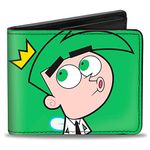 Buckle-Down Men's Bi-Fold Wallet, Vegan Leather, The Fairly OddParents, Officially Licensed