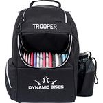 Dynamic Discs Trooper Disc Golf Backpack Frisbee Disc Golf Bag with 18+ Disc Capacity Introductory Disc Golf Backpack Lightweight and Durable (Black)