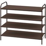 Simple Houseware 4-Tier Shoe Rack Storage Organizer, Bronze