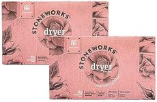 Grab Green Grab Green Stoneworks Natural Dryer Sheets, Rose Petal, 2 Pack, Rose Petal, 80 Count