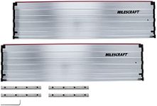 Milescraft 1408 Guide Rails – 55 Inch Rail Extensions for Milescraft 1409 Track Saw Guide. Extend Range to Over 8 Feet. All-Aluminum Construction. Includes 4 Rail Connectors