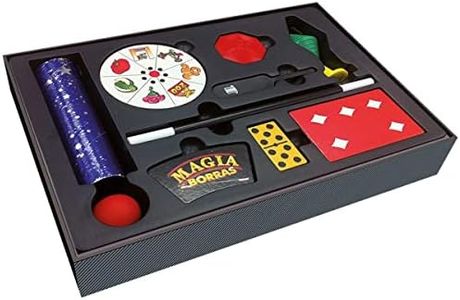BORRAS - Magia Clásica con los 50 Trucos más Originales y Divertidos, Los aprendices de Mago encontrarán un Manual con Todos los Trucos Paso a Paso | Juego de Magia a Partir de 7 años (24047)