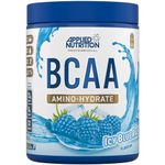 Applied Nutrition BCAA Powder - Branched Chain Amino Acids BCAAs Supplement, Amino Hydrate Intra Workout & Recovery Energy Drink (450g - 32 Servings) (ICY Blue Raz)