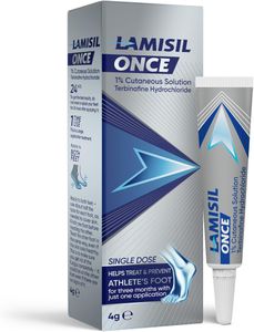 Lamisil Once Athlete’s Foot Treatment – Single Dose Antifungal Solution 4g