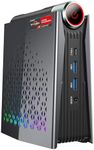ACEMAGICIAN S3A Mini PC, Ryzen 7 5700U(up to 4.3Ghz), 16GB DDR4 512GB SSD Mini Desktop Computer, Mini Computers [WiFi6/BT5.2] [4K UHD/RGB Lights/3 Adjustable Mode] Light Gaming PC
