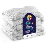 ZenPur Premium comforter 240x220 4 seasons, All-season comforter Quilt 240x220 - Warm in winter & cool in summer, 2 combinable comforters Duvet 220x240