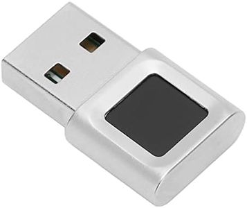 USB Fingerprint Key Reader, Hello Fingerprint Scanner, 360 Degree Touch Speedy Matching, Anti Spoofing Fingerprint Sensor for PC