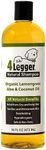 4-Legger Certified Organic Dog Shampoo - All Natural and Hypoallergenic with Aloe and Lemongrass, Soothing for Normal, Dry, Itchy or Allergy Sensitive Skin - Biodegradable - Made in USA - 16 oz