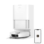 DREAME L40 Ultra Gen 2 Robot Vacuum and Mop with 25,000Pa Suction, Extendable Side Brush and Mop, All-in-One Self-Cleaning Dock, Voice & App Control, White