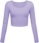 Long Sleeve Crop Tops for Women Wor