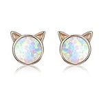 Cuoka Cat Earrings Opal Earrings 92
