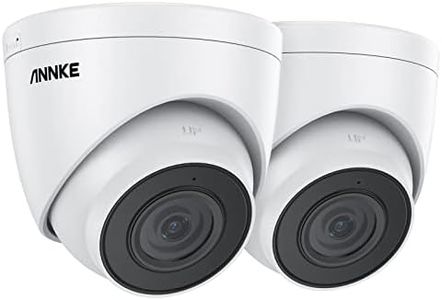 ANNKE 2-Pack 3K PoE IP Security Camera, C500 Outdoor Surveillance Cam with AI Human/Vehicle Detection, 2.8mm Lens, 100Ft IR Night Vision, IP67, Remote Access, Up to 256GB SD Card (Not Included)