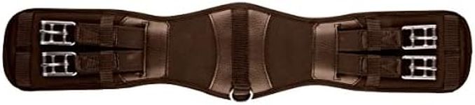 Collegiate Memory Foam Dressage Girth, Brown, 26"