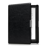 kwmobile Case Compatible with Kobo Aura Edition 1 Case - Cover for eReader with Magnetic Closure - Black