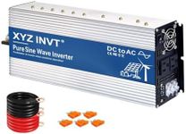 XYZ INVT 4000 Watt Pure Sine Wave Inverter 12V DC to 110V 120V AC 400W Continuse Power 8000W Surge Power Off Grid for Solar System RV Home Camping Truck