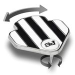 PuttBANDIT Alignment Golf Ball Marker (black)