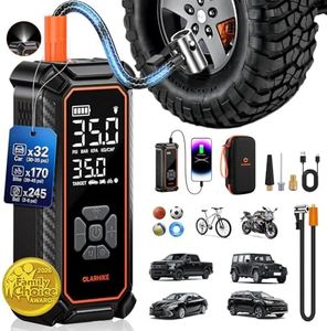 OlarHike Tire Inflator Portable Air Compressor, 3X Fast Inflation, 4 * 3000mAh