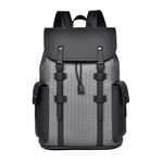 FANDARE Heavy Duty PVC Backpack Business Casual Backpack Laptop Backpack Travel Backpack Rucksack for Men Laptop Rucksack Work Bag Waterproof Rucksack Expandable Backpack Daypacks Grey A