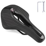 ROCKBROS Bike Seat for Women, Comfortable Road Mountain Bike Saddles for MTB BMX E-Bike Riding, Replacement Bicycle Seat Cushion for Men