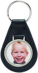 Neil Enterprises Inc. Faux Leather Photo Key Fobs - Pack of 50