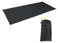 MIER MIER 1-2 Person Ultralight Waterproof Footprint Outdoor Camping Tent Tarp Canopy Blanket Picnic Ground Sheet Mat, Ultralight Tent Fitted, 2 Person