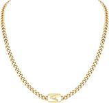 VNOX Gold Initial Necklace for Men,