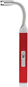 Zippo 2006830 Rechargable Candle Lighter FlexNeck-Candy Apple Red, Aluminium
