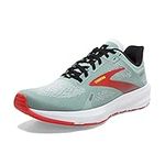 Brooks Women's Launch 9 Running Shoe, Blue Surf Black Cherry Tomato, 4.5 UK