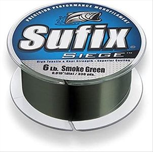 Sufix Siege 10 lb (Green, Size- 330 YD Spool)