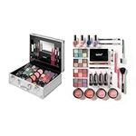 Technic 28 Pcs Professional Carry & Storage Train Case Including Beauty Makeup Cosmetics & Tools