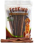 EcoKind Pet Treats All-Natural Premium 12 Inch Bully Sticks for Dogs | 16 Oz. Bag | Delicious Protein Rich Dog Chews