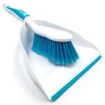 Dustpan and Brush Set , Choose Your Colour (Blue)